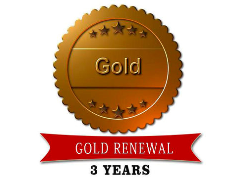 GOLD RENEWAL THREE YEARS